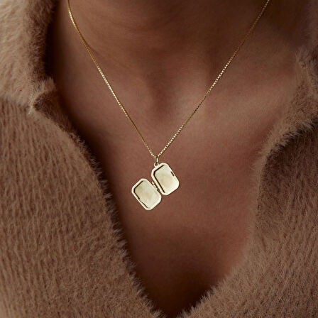 Kalpli Kapaklı Kolye