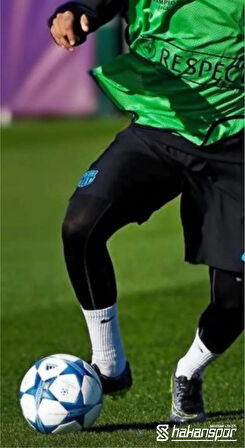 FUTBOL ERKEK UZUN TAYT PANTOLON SİYAH CEPSİZ