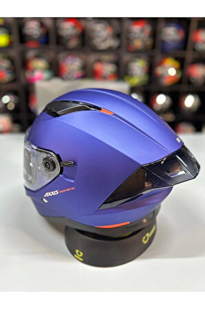 AXXIS Panther Sv Solıd A7 Matt Blue Tam Kapalı Kask