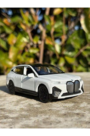 Bmw IX Oyuncak Araba Jip 12 Cm Die Cast Model Araç Kapılar Açılır Çekbırak Bmw Metal Oyuncak Araba