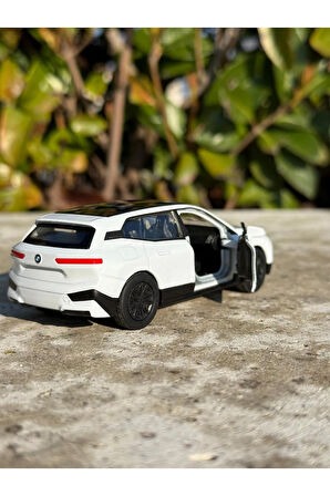 Bmw IX Oyuncak Araba Jip 12 Cm Die Cast Model Araç Kapılar Açılır Çekbırak Bmw Metal Oyuncak Araba