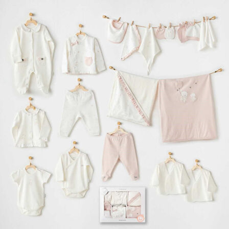 Andywawa AC25952 Ballerina 20 Parça Hastane Çıkışı Ekru