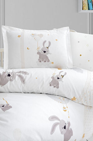 Kanz Ranforce Bebek Nevresim Takımı Knz-001 Bunny Dream