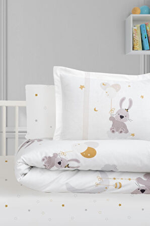 Kanz Ranforce Bebek Nevresim Takımı Knz-001 Bunny Dream