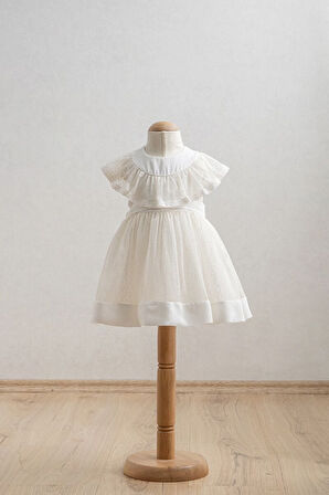 Tongs Baby Bebek Elbise 3942 Ekru