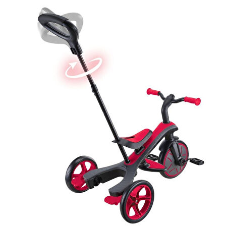 Globber Explorer 4in1 Trike Bisiklet Kırmızı