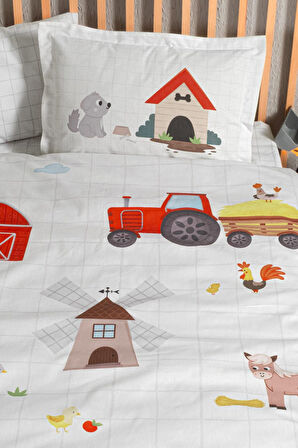 Kanz Ranforce Bebek Nevresim Takımı Knz-001 Farming