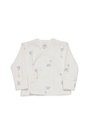 Bistyle Flying Elephant 3'Lü Zıbın Takım 13111 Ekru Gri