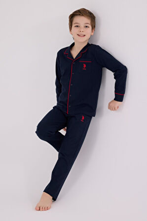 U.S. Polo Assn Gömlek Pijama US2234-4 Lacivert