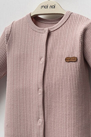 Moi Noi Şapkalı Tulum MNB1236 Mürdüm