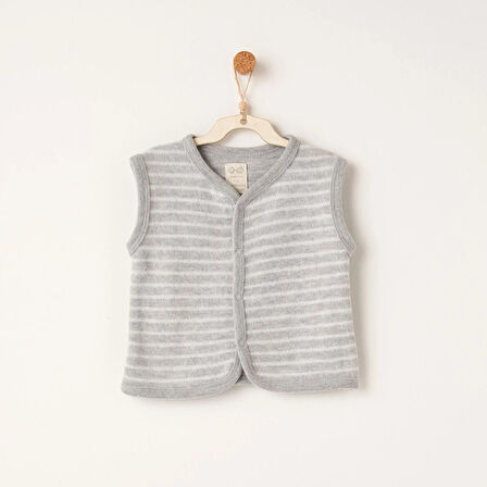 Andywawa AC26221 Casual Yelek Grey