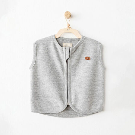 Andywawa AC26211 Casual Yelek Grey