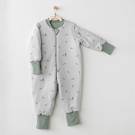 Andywawa AC26010 Mummy S Snuggle Saurus Uyku Tulumu 2,5 TOG Green