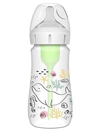 Dr.Brown's Geniş Ağız PP Antikolik Options Biberon  270 ml Kız