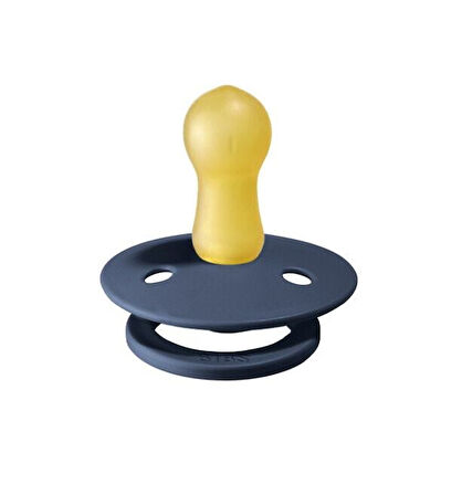 Bibs Colour Kauçuk Emzik 6-18 Ay Steel Blue