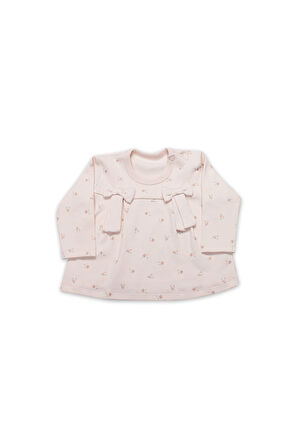 Bistyle Grow İn Love 2'Li Bebe Takım 14102 Pembe Ekru