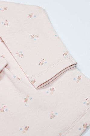 Bistyle Grow İn Love 2'Li Bebe Takım 14102 Pembe Ekru