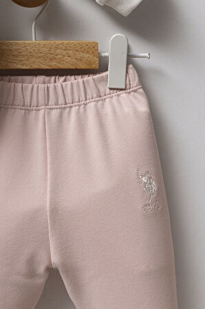 U.S. Polo Assn 2 li Takım USB2769 Beyaz-Pudra