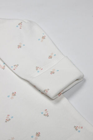 Bistyle Grow İn Love Bebe Tulum 15103 Pembe Ekru