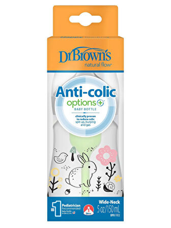 Dr.Brown's Geniş Ağız PP Antikolik Options Biberon 150 ml Kız