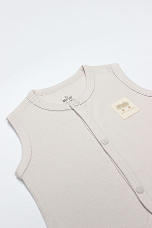 Bistyle Modal Flying Balloons Bebek Yelek BS18110 Bej