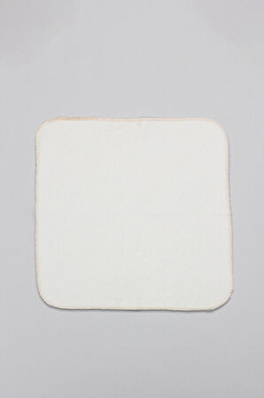 Bistyle Organik 28x28 6'Lı Penye Mendil 90103 Ekru