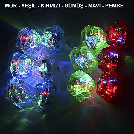 samur parti parti aksesuar & kostüm Kristal LED Parti Yüzük Seti