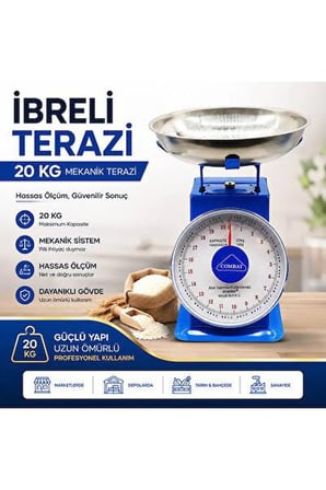 Genel Hırdavat İbreli Terazi 20 Kg Mekanik