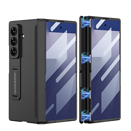 Galaxy Z Fold 7 Kılıf M-Magnet Kamera Çıkıntılı Koruma Kılıf