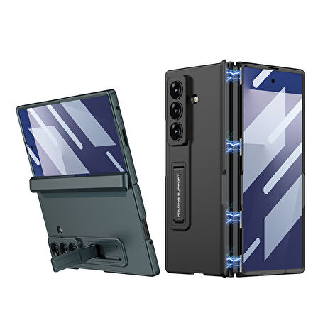 Galaxy Z Fold 7 Kılıf M-Magnet Kamera Çıkıntılı Koruma Kılıf