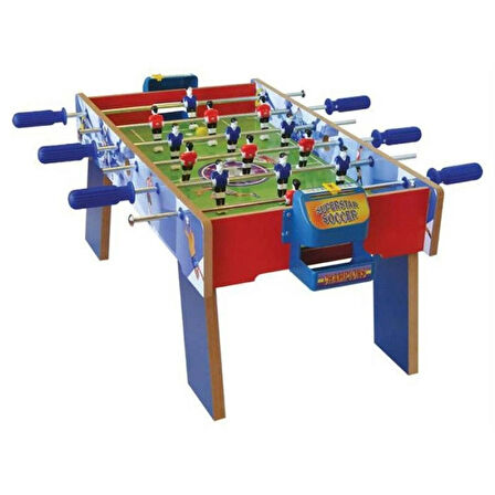 babydoor Matrax Oyuncak Ahşap Ayaklı Masa Maçı Oyunu (Langırt Masası) Aktivite Oyuncakları