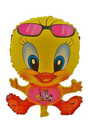 Tweety 3 Adet Büyük Boy 42cmx52cm Folyo Balon (HELYUM) No:6