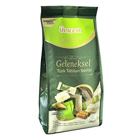 Ülker Geleneksel Türk Tatlıları Çikolata Serisi Şöbiyet & Burma Kadayıf 120g x 2 Adet