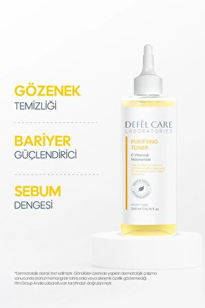 Arındırıcı Tonik – Arındırıcı ve Işıltı Veren Günlük Cilt Bakım Toniği (200 ml)