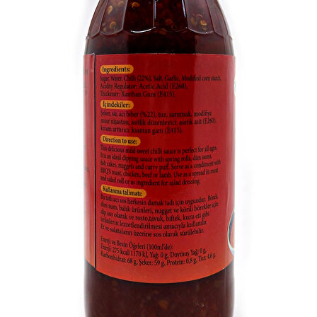 Aroy D Tatlı Biber Sosu 920 gr