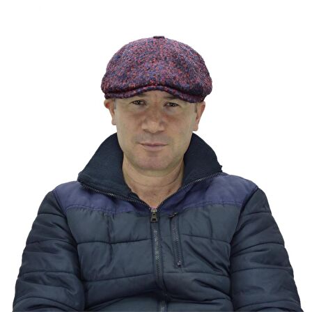 Peaky Blinders İngiliz Model Yün Kasket Bordo