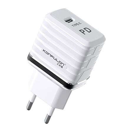 20W Hızlı Şarj Cihazı + Type-C Lightining İphone Şarj Kablosu