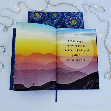 Uretti - Sevil 1505 El Yapımı Gezi Defteri - Gezginler İçin Özel Tasarım Macera Günlüğü