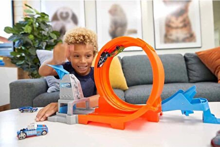 Hot Wheels Şampiyonluk Parkuru Yarış Pisti GBF81 - Loop Stunt Champion