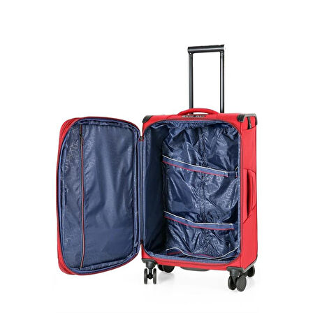 Verage GM21002W Kumaş Valiz Kabin Boy Kırmızı