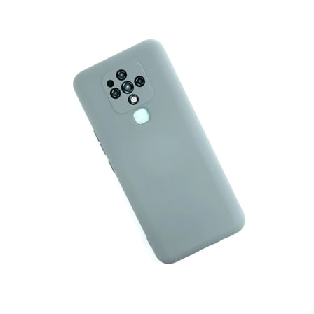 Tecno Camon 16 Kılıf Nano içi Kadife Silikon - Buz Mavisi