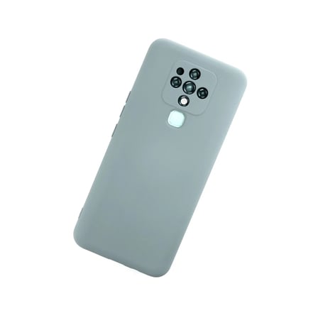 Tecno Camon 16 Kılıf Nano içi Kadife Silikon - Buz Mavisi
