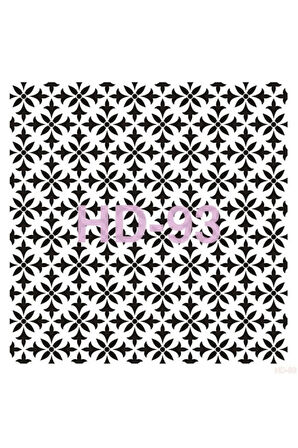 Hd093 Home Dekor Stencil 45x45