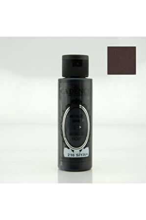 216 Siyah 70ml Metalik Boya