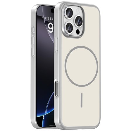 iPhone 16 Pro Max Kılıf MagSafe Şarj Özellikli Ultra İnce Mat Soft Lora PC Kapak