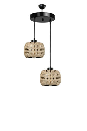TIGER 2 Lİ TEPSİLİ RATTAN SARKIT