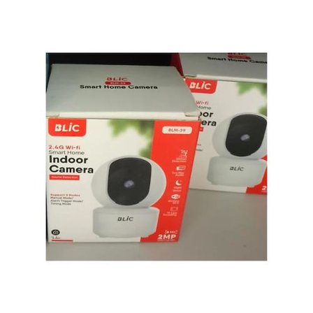 Blm-59 Akıllı Iç Mekan Kamerası 2.4 Wifi Çift Lens Bebek Kamerası / Ofis / Ev Için Mikrofonlu Wi-Fi Kamera