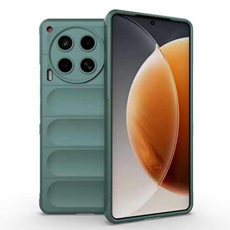 Tecno Camon 30 4G Kılıf Esnek TPU Oyuklu Arka Yüzey Tasarımlı Etnik Silikon Kapak