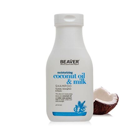 Beaver Moisturizing Tüm Saçlar İçin Hacim Verici Aloe Vera ve Hindistan Cevizi Yağlı Şampuan 350 ml