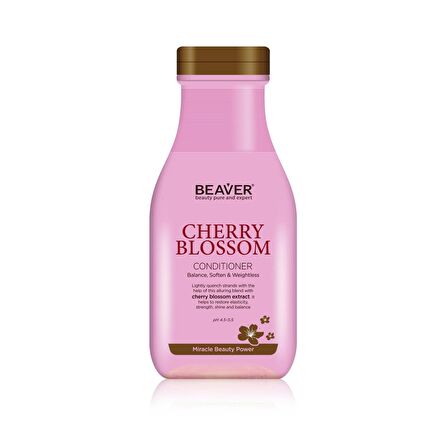 Beaver Cherry Blossom Canlandırıcı Tüm Saç Tipleri İçin Saç Kremi 350 ml